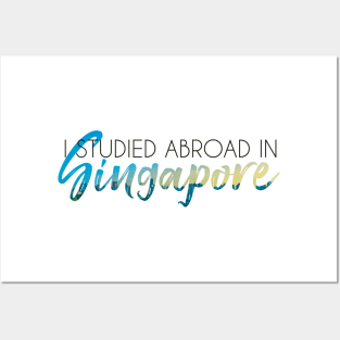 I Studied Abroad in Singapore Posters and Art